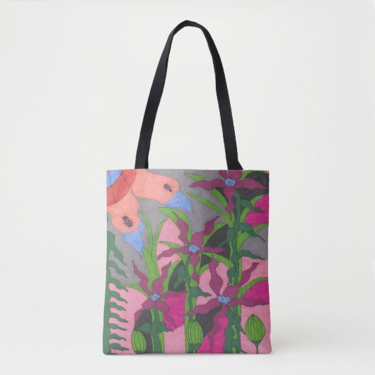 Tuin bij Twilight Tote Bag (Voorkant)