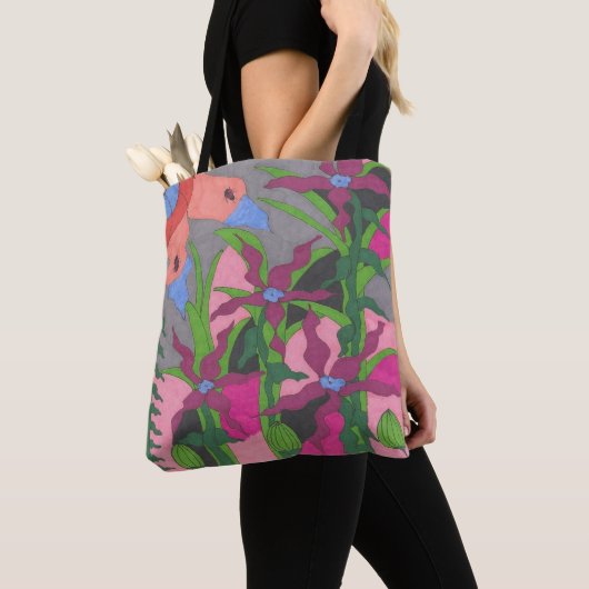 Tuin bij Twilight Tote Bag (Dichtbij)