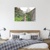 Tuin bij Windsor Castle Canvas Afdruk (Insitu (Slaapkamer))