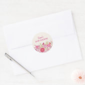 Tuin Bloei Vogel | Baby Shower Sticker (Envelop)