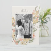 Tuin bloeien dank u kaart (Staand voorkant)