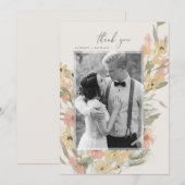 Tuin bloeien dank u kaart (Voorkant / Achterkant)