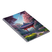 Tuin Bloeiend met mooie bloemen Notitieboek (Rechterzijde)