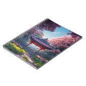 Tuin Bloeiend met mooie bloemen Notitieboek (Linkerzijde)