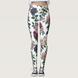  tuin bloeit all-over print leggings