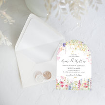 Tuin Bloem Aquarel Moderne Boho Huwelijk