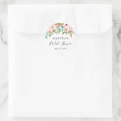 Tuin Bloem Bruidsfeest Favor Sticker (Tas)