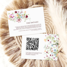 Tuin Bloem Bruiloft QR Code Details 