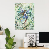 Tuin Bloem Fee Poster Print door Molly Harrison (Thuiskantoor)