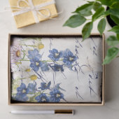  Tuin Bloem Gazebo Lady Frans Script Tissuepapier (Geschenk)