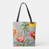 Tuin Bloem Tote Bag (Achterkant)