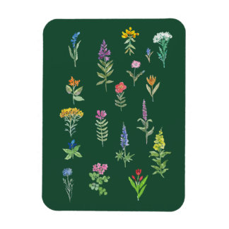 tuin bloemen ansichtkaart magneet