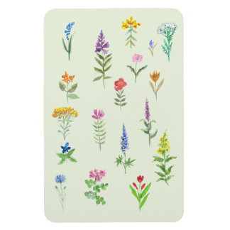 tuin bloemen ansichtkaart magneet