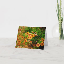 Tuin Bloemen Bedankkaart