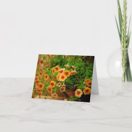 Tuin Bloemen Bedankkaart (Voorkant)
