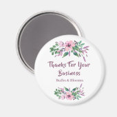 Tuin Bloemen Boeket "Dank u" Magneet (Voorkant / Achterkant)