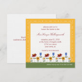 Tuin Bloemen Bruids Douche Uitnodiging (Voorkant / Achterkant)