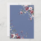  Tuin Bloemen Bruiloft Kaart (Achterkant)