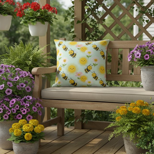 Tuin Bloemen  Buitenkussen (Creator heeft geüpload)