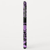 Tuin Bloemen en Paarse strik Case-Mate iPhone Case (Achterkant/links)