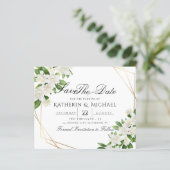 TUIN BLOEMEN GROEN BRUILOFT BEWAAR DE DATUM (Staand voorkant)