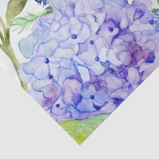 Tuin Bloemen Hummingbird Waterverf Decoupage Tissuepapier (Detail)