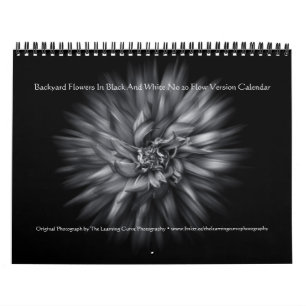 Tuin Bloemen In Zwart En Wit No 20 Stroom Kalender