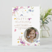 Tuin Bloemen Kleurrijke Foto Kaart (Staand voorkant)