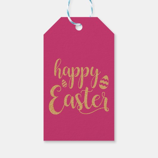 Tuin Bloemen Paaseieren Cadeau label Cadeaulabel (Achterkant)