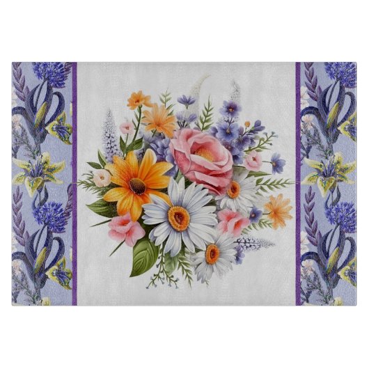 Tuin Bloemen Snijplank (Voorkant)