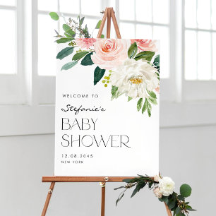  Tuin Bloemen Spring Baby shower Welkom Poster