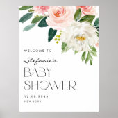  Tuin Bloemen Spring Baby shower Welkom Poster (Voorkant)