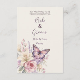 Tuin Bloemen & Vlinder Briefpapier met Fantasie Kaart