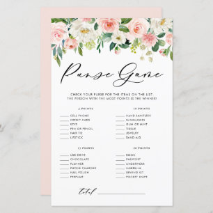 Tuin Bloemen Wat zit er in je tas douche spel