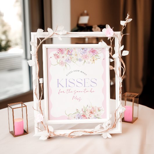 Tuin Bloemen Wildbloem Modern Bruids Kisses Game Poster