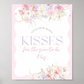 Tuin Bloemen Wildbloem Modern Bruids Kisses Game Poster (Voorkant)