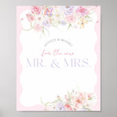 Tuin Bloemen Wildbloem Modern Bruids Wensen Game Poster (Voorkant)