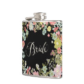 Tuin Bloemenbruid Typografie Alcohol Hip Flask Heupfles (Links)
