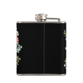 Tuin Bloemenbruid Typografie Alcohol Hip Flask Heupfles (Achterkant)