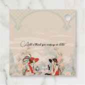  Tuin Bloementijd voor Tea Vrijgezellenfeest Bedankjes Labels (Achterkant)