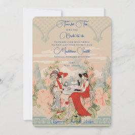  Tuin Bloementijd voor Tea Vrijgezellenfeest Kaart