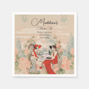  Tuin Bloementijd voor Tea Vrijgezellenfeest Servet