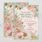 Tuin Bloemig Thema Feest Uitnodigingen (Voorkant / Achterkant)