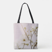 Tuin Bloemige Geborduurde Pastel Tote Tas (Achterkant)