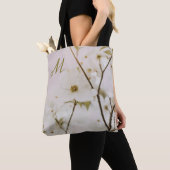 Tuin Bloemige Geborduurde Pastel Tote Tas (Dichtbij)