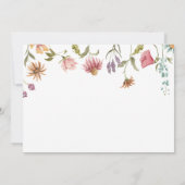 Tuin Bloemige Kleine Wilde Bloem Bedankt  (Achterkant)