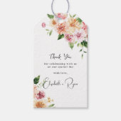 Tuin Bloemrijke Weide | Zomer Bruiloft Bedankt Cadeaulabel (Voorkant)