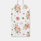 Tuin Bloemrijke Weide | Zomer Bruiloft Bedankt Cadeaulabel (Achterkant)