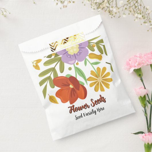 Tuin Bloemzaad Zakje Favor (Gezegeld)