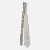 Tuin Bloom Wildflowers in Soft Pastels Wedding Stropdas (Achterkant)